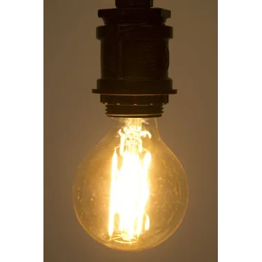 Żarówka LED "G80" *220-240V 4W 2200K E27* AMBER Ø 7,5X11 cm